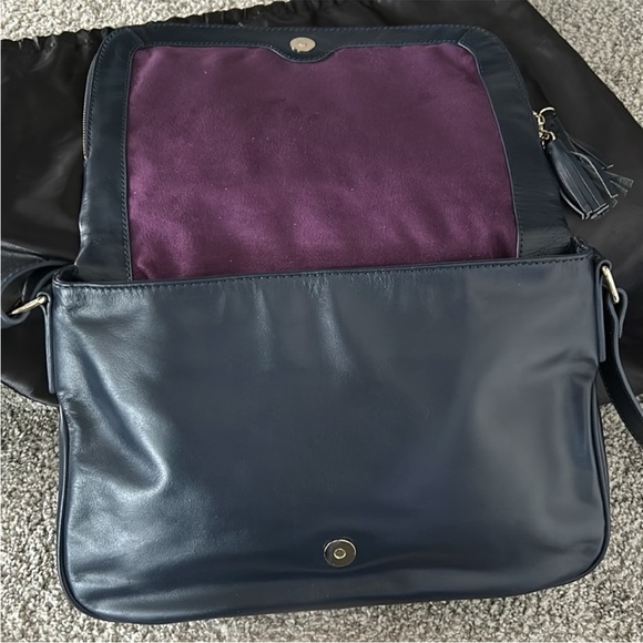 Jack French London Leather Bag NWOT - Picture 6 of 13